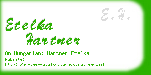 etelka hartner business card